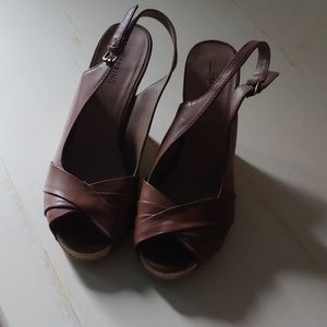Spring Leather Wedges